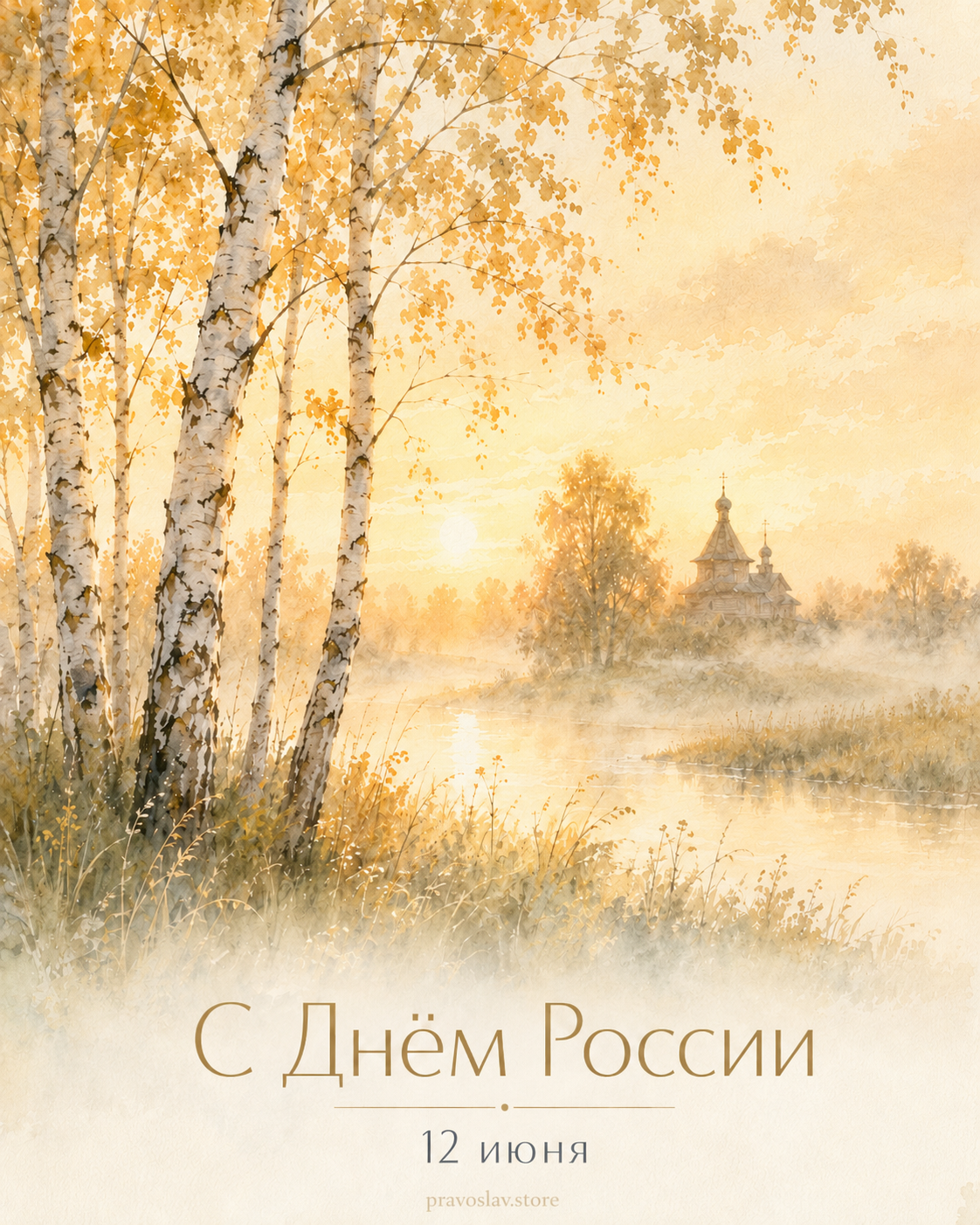 День России открытка 3