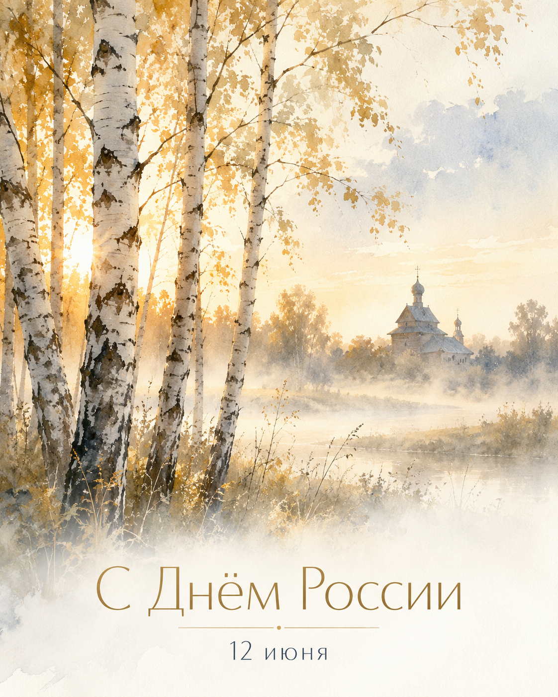 День России открытка 8