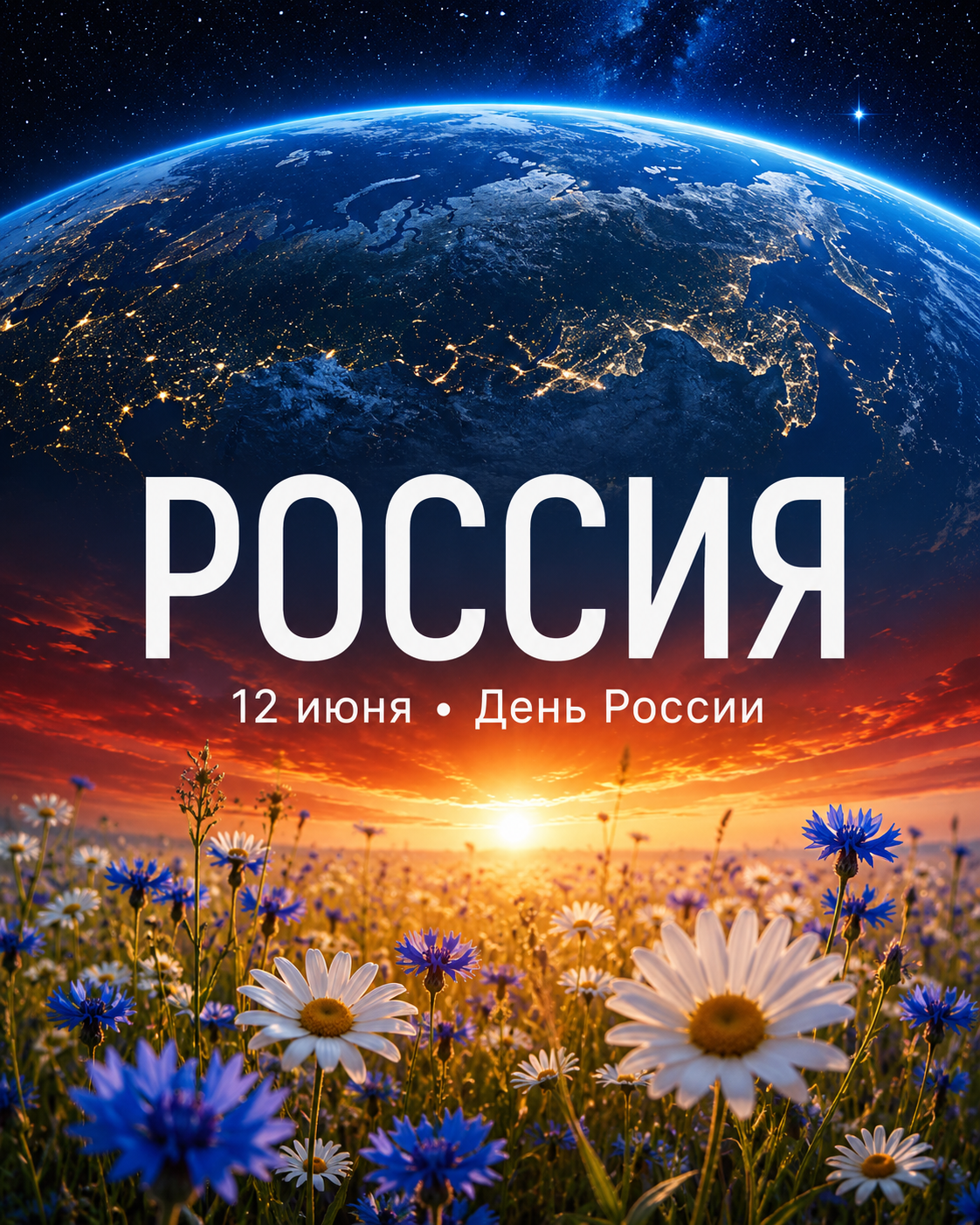День России открытка 9