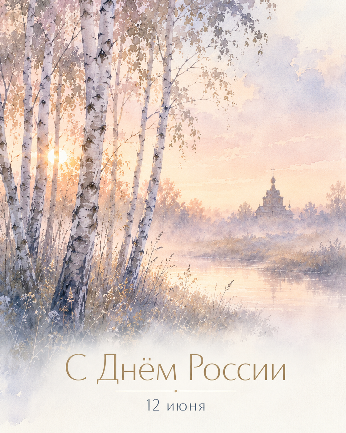 День России открытка 10