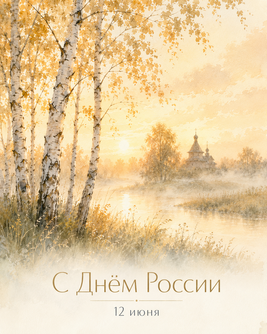 День России открытка 11
