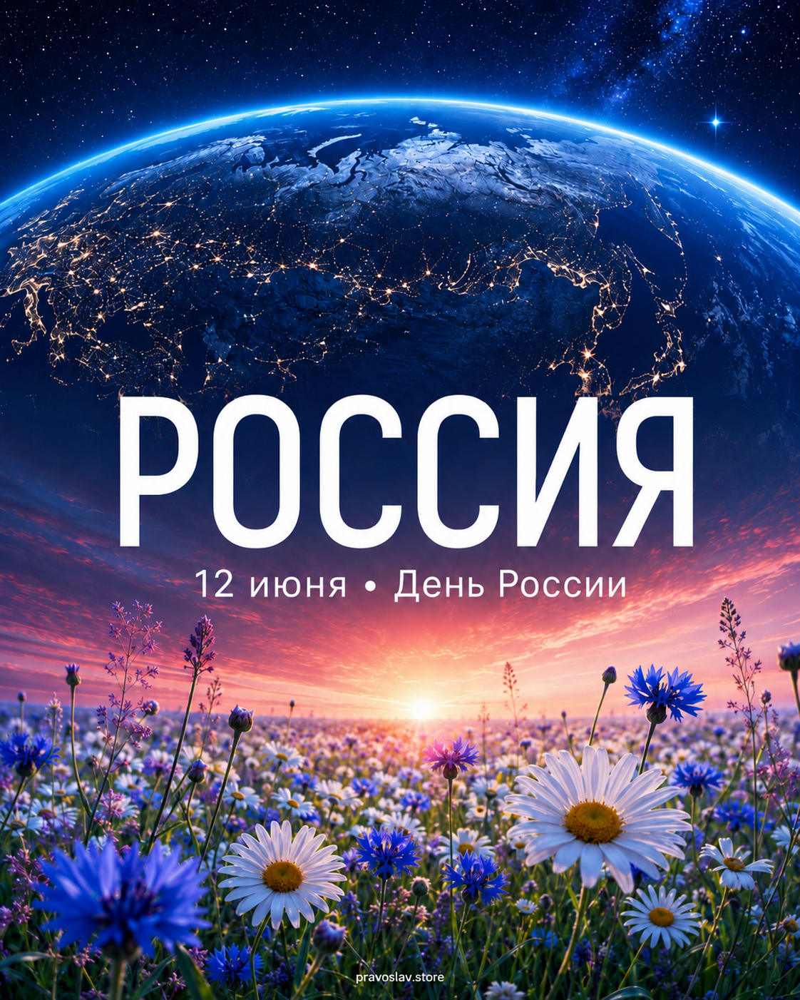 День России открытка 15
