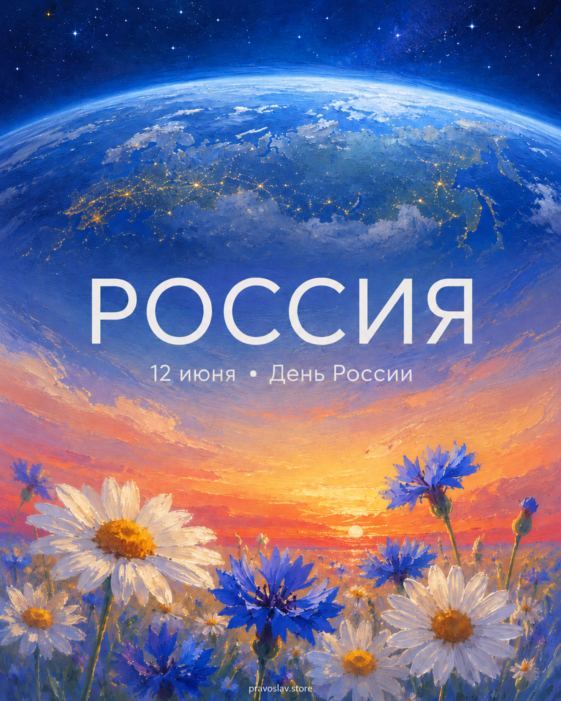 День России открытка 18