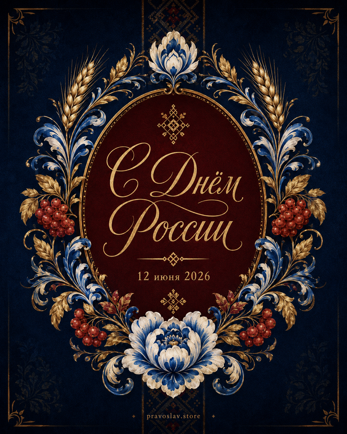 День России открытка 20