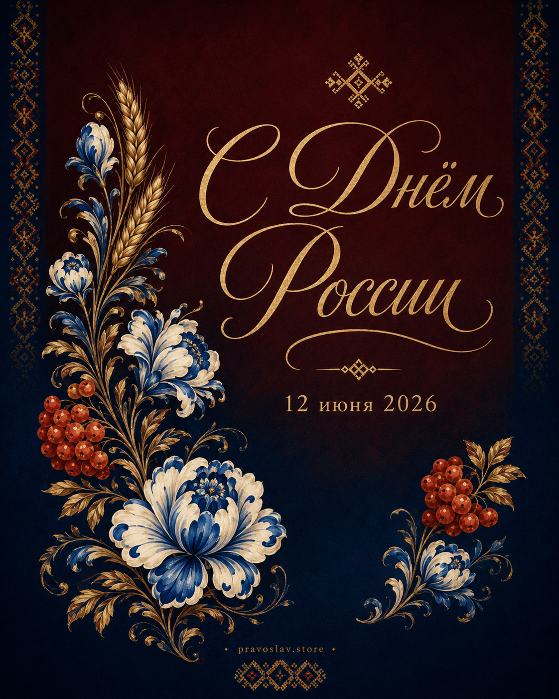 День России открытка 21