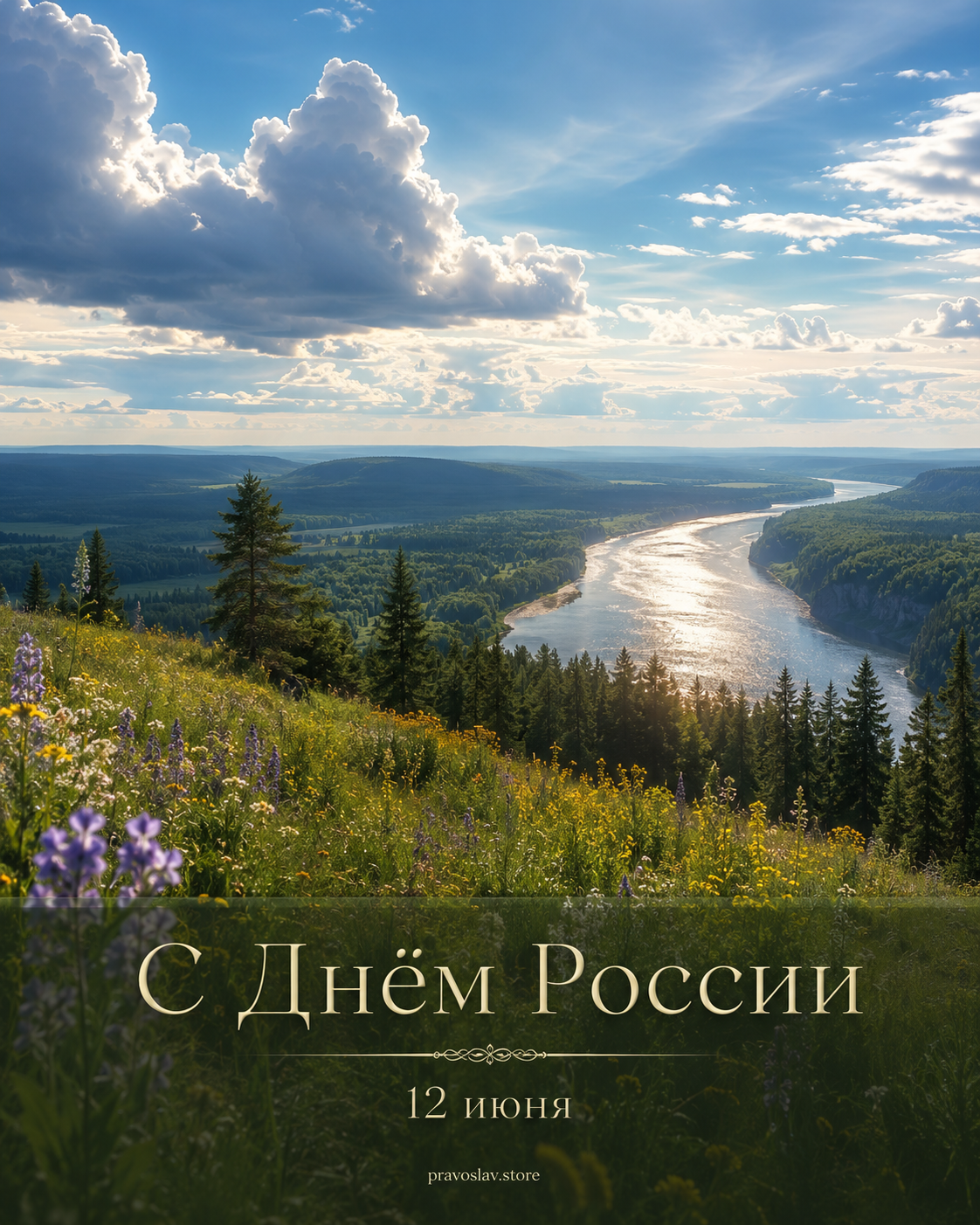 День России открытка 23