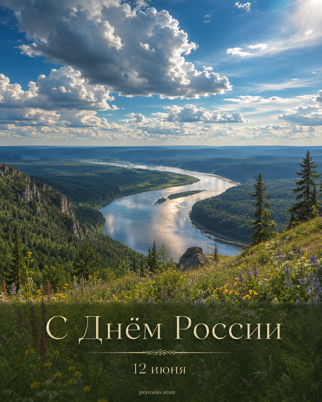 День России открытка 24