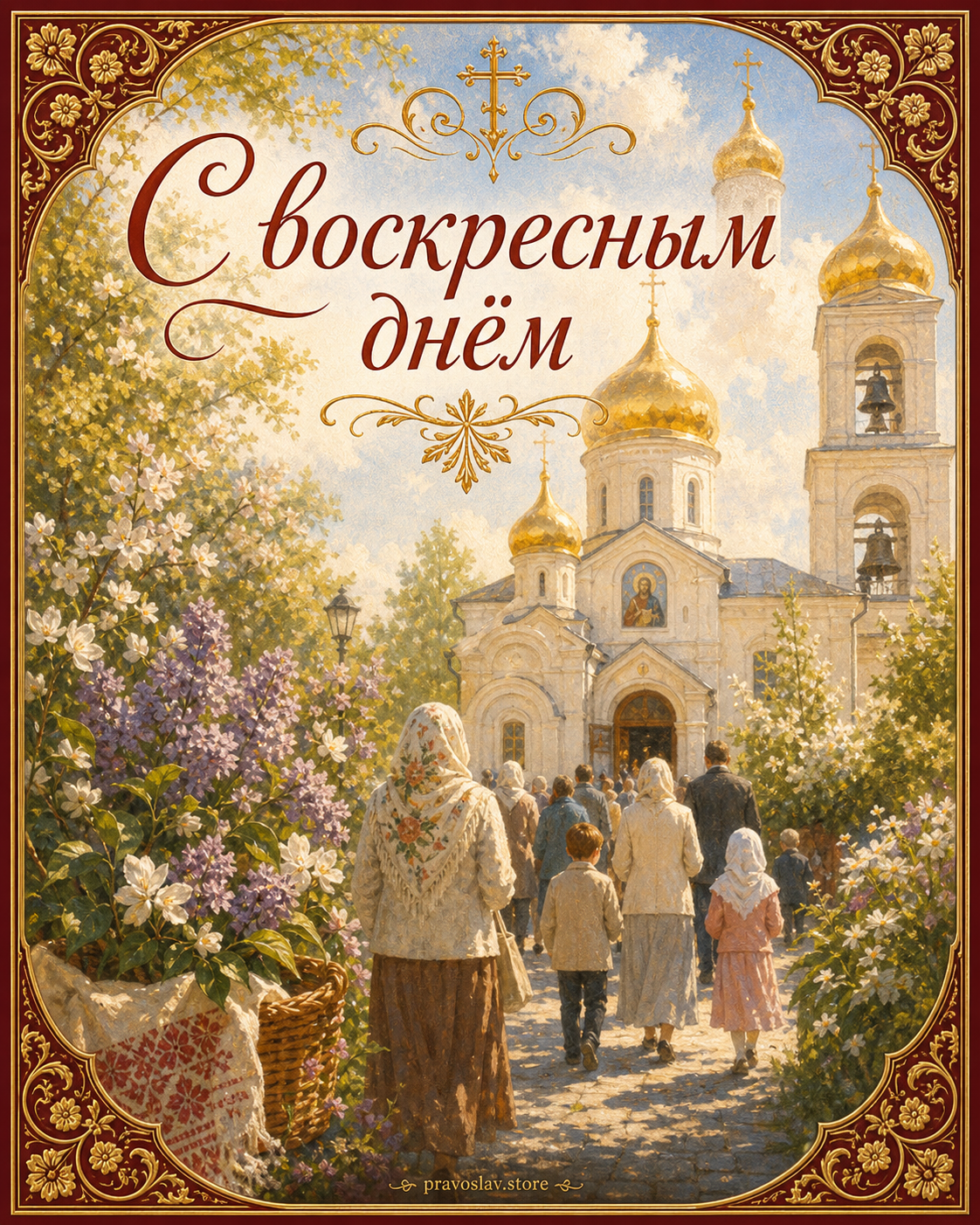 Открытка С воскресным днём